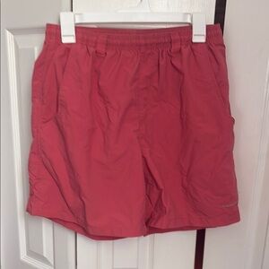 Quiksilver Red Swim Trunks Quick-Dry Elastic Waist